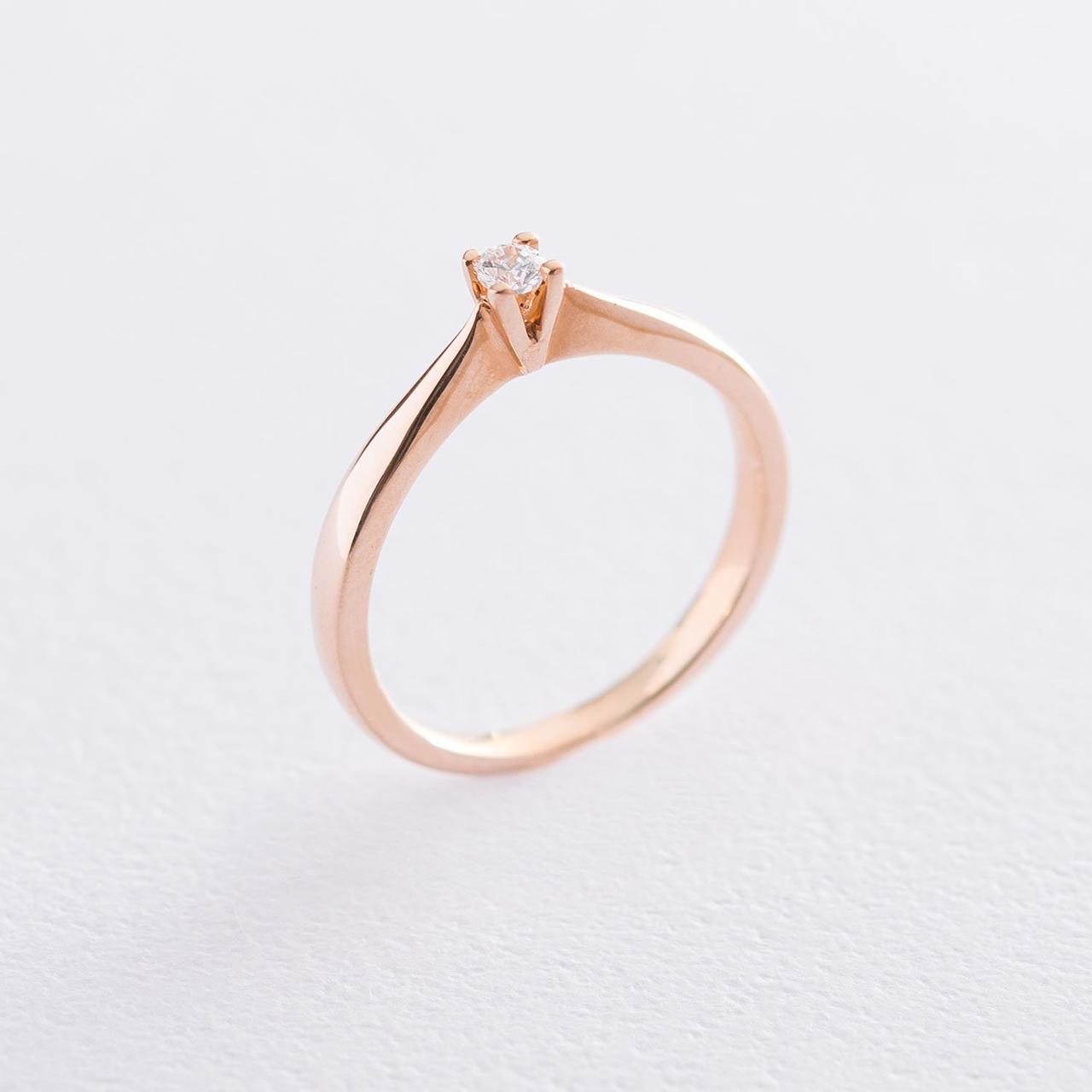 Помлинкове кільце в червоному золоті (куб.
цирконій Swarovski) к06239 Zipexpert ZIPEXPERT, фото 1