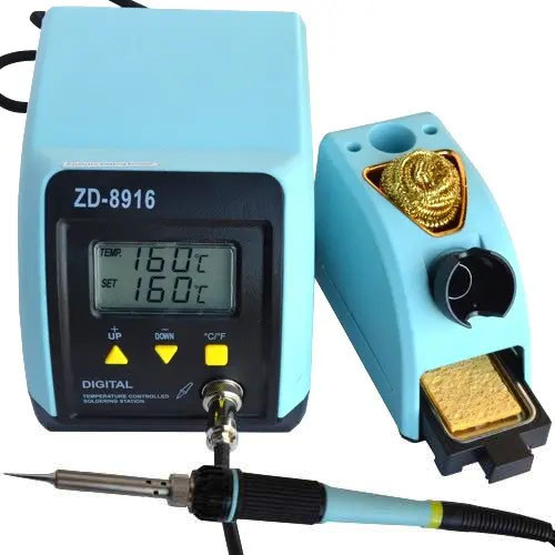 ZD8916, Паяльна станція ZD-8916, з дисплеєм 60 W 160-480 °C, жало TIP N9