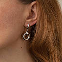 Сережки "Дакота" у білому золоті с08113 Zipexpert ZIPEXPERT, фото 6