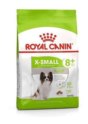 Royal Canin X-Small Adult 8+ Сухий корм для мініатюрних собак старше 8 років 3кг, фото 1