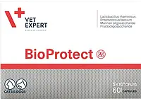 Харчова добавка VetExpert BioProtect для котів і собак із порушеною шлунково-кишковою мікрофлорою Ціна за 1 пл