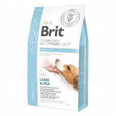 Brit care GF Veterinary Diet Obesity Сухий корм для собак, для зниження ваги, ягня 2кг