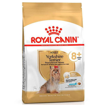 Royal Canin Yorkshire Terrier Ageing 8+ Сухий корм з птицею для Йоркширських тер'єрів старших 8 років 1,5кг, фото 1