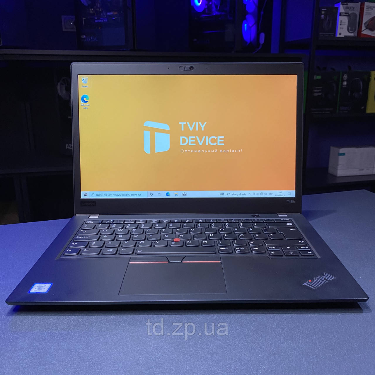 Ноутбук Lenovo T480 14.1" Intel Core i7-8550u | RAM 16Gb | M.2 256Gb | Intel UHD 620, фото 1