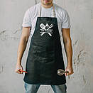 Кухонний фартух чоловічий з кишенею ''Тато приготує'', фото 2