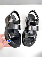 Босоніжки шкіряні 11018-1 чорні