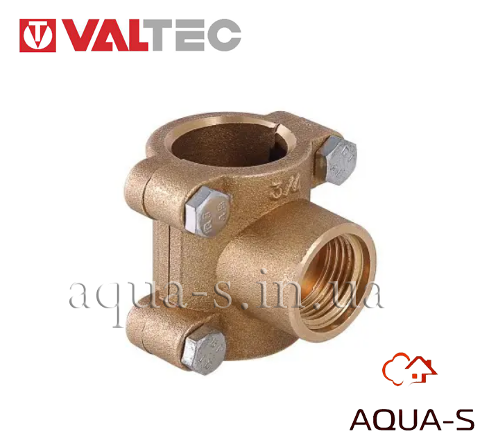 Ремонтна обойма-трійник Valtec DN 3/4"x1/2"x3/4" для сталевої труби VTr.755.G.0504