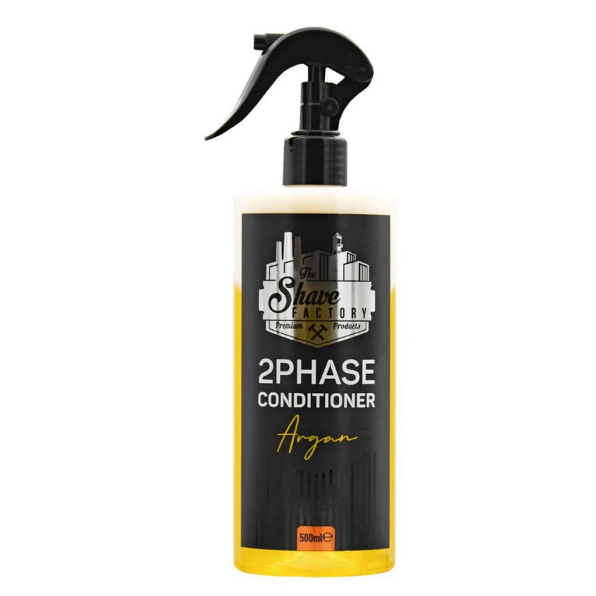 Кондиціонер для волосся та бороди 2-х фазний The Shave Factory 2 Phase Beard & Hair Conditioner Argan 500 мл