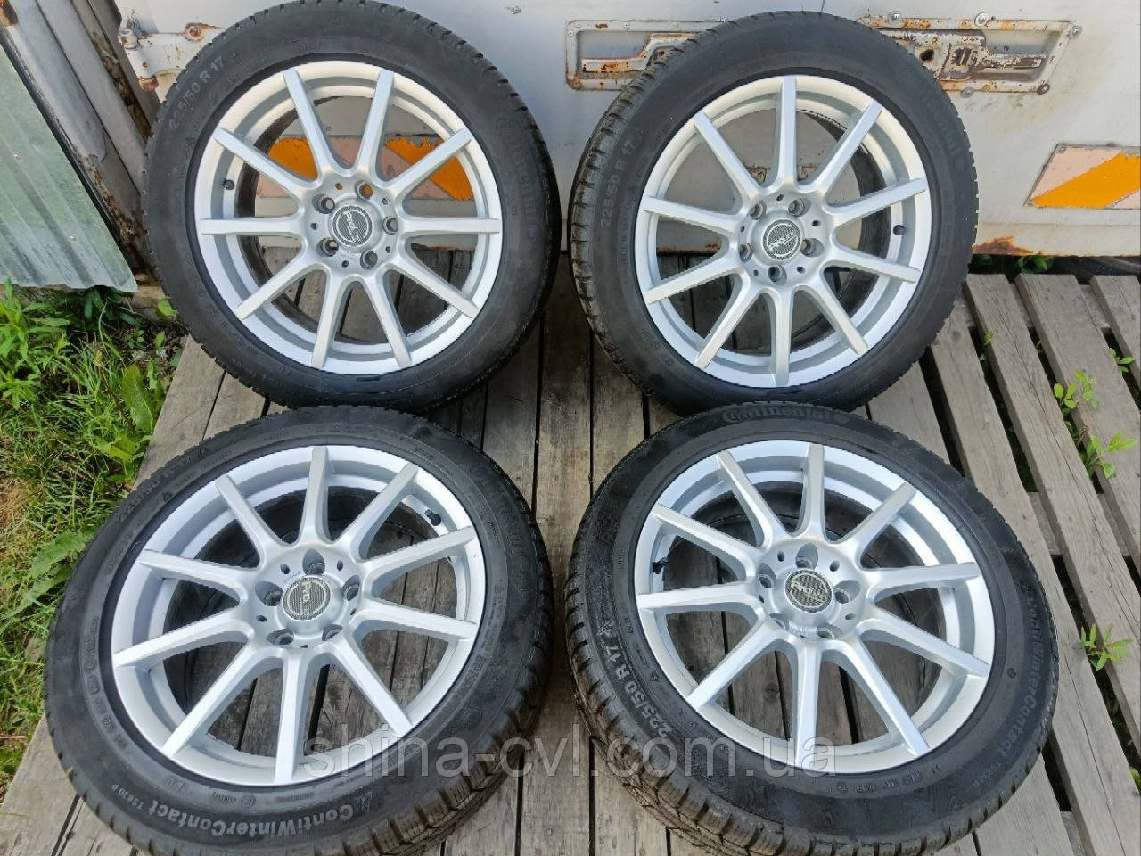 Диски 5.112 r17 7.5j et35 dia66.6 mercedes w211/w210; audi A6, фото 1