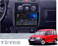 Штатная магнитола Teyes X1 2+32 Gb Volkswagen Caddy 2K 3 2004-2010 10"