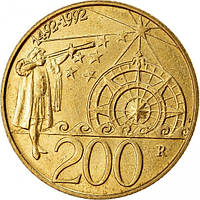 200 лір 1992 Сан-Маріно UNC