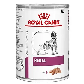 Вологий корм Royal Canin Renal для собак із хронічною нирковою недостатністю 410 г (9003579000748)