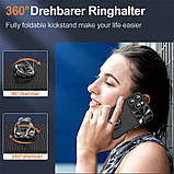 Протиударний чохол для Apple iPhone 14 pro зі шторкою й кільцем чорний, броньований чохол айфон 14 про, фото 6