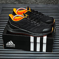 Мужские Кроссовки Adidas Black Orange 41