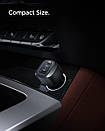 Автомобільний зарядний пристрій Spigen ArcStation Car Charger PC2200 2x USB-C PD 75 W, Black (ACP04581), фото 3