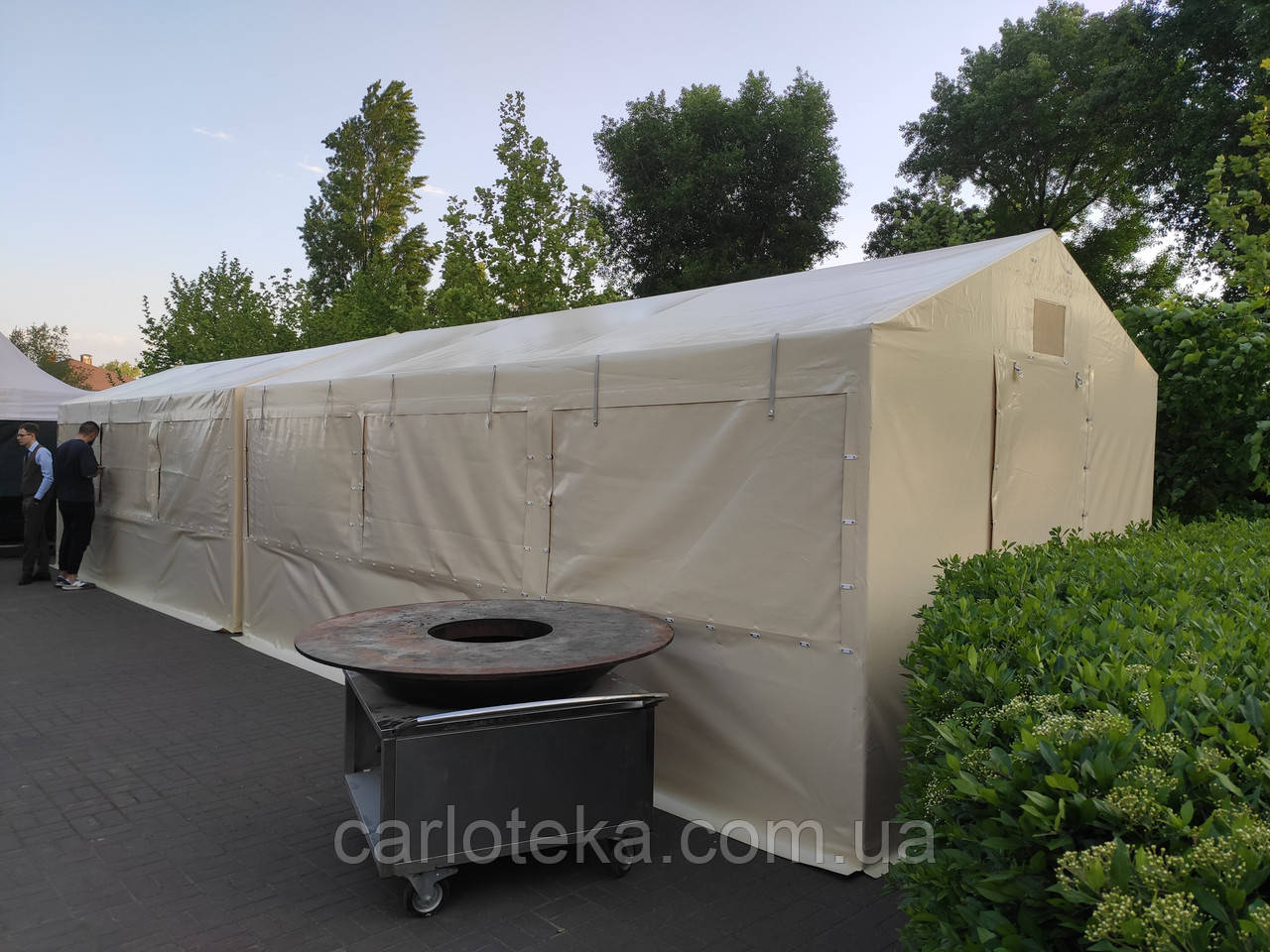 Намет торгівельний ПВХ каркасний 3*6 метрів