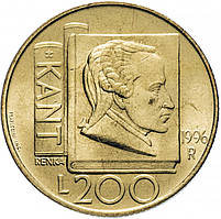 200 лір 1996 Сан-Маріно UNC