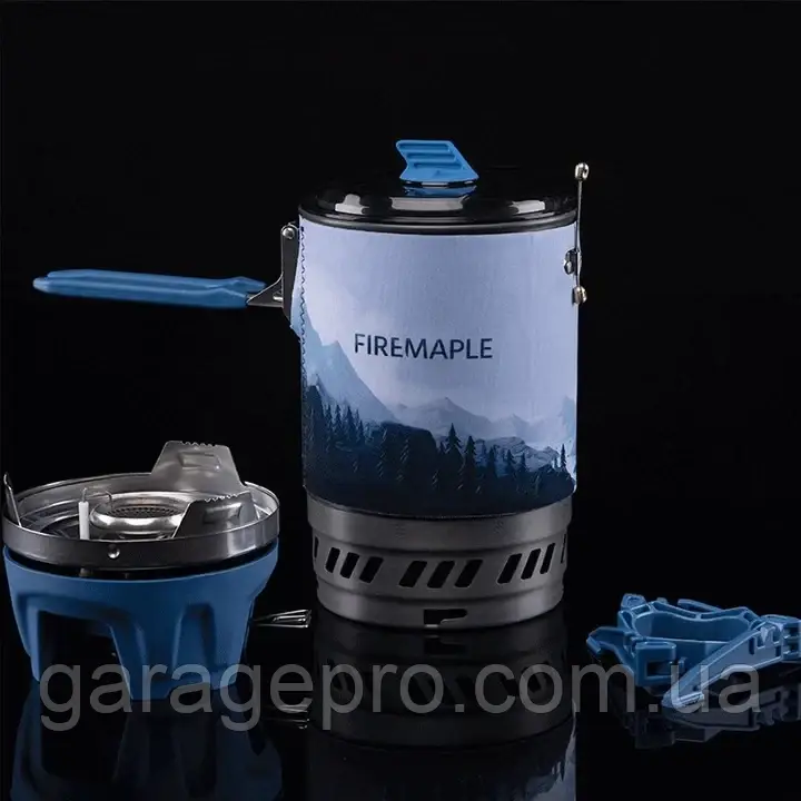 Комбінована система для приготування їжі Fire Maple Polaris X5 Blue з редуктором тиску, фото 1