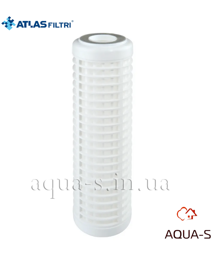 Картридж для води промивний Atlas Filtri RL SX 10" 50 mcr (з поліефірною сіткою) RA5015114
