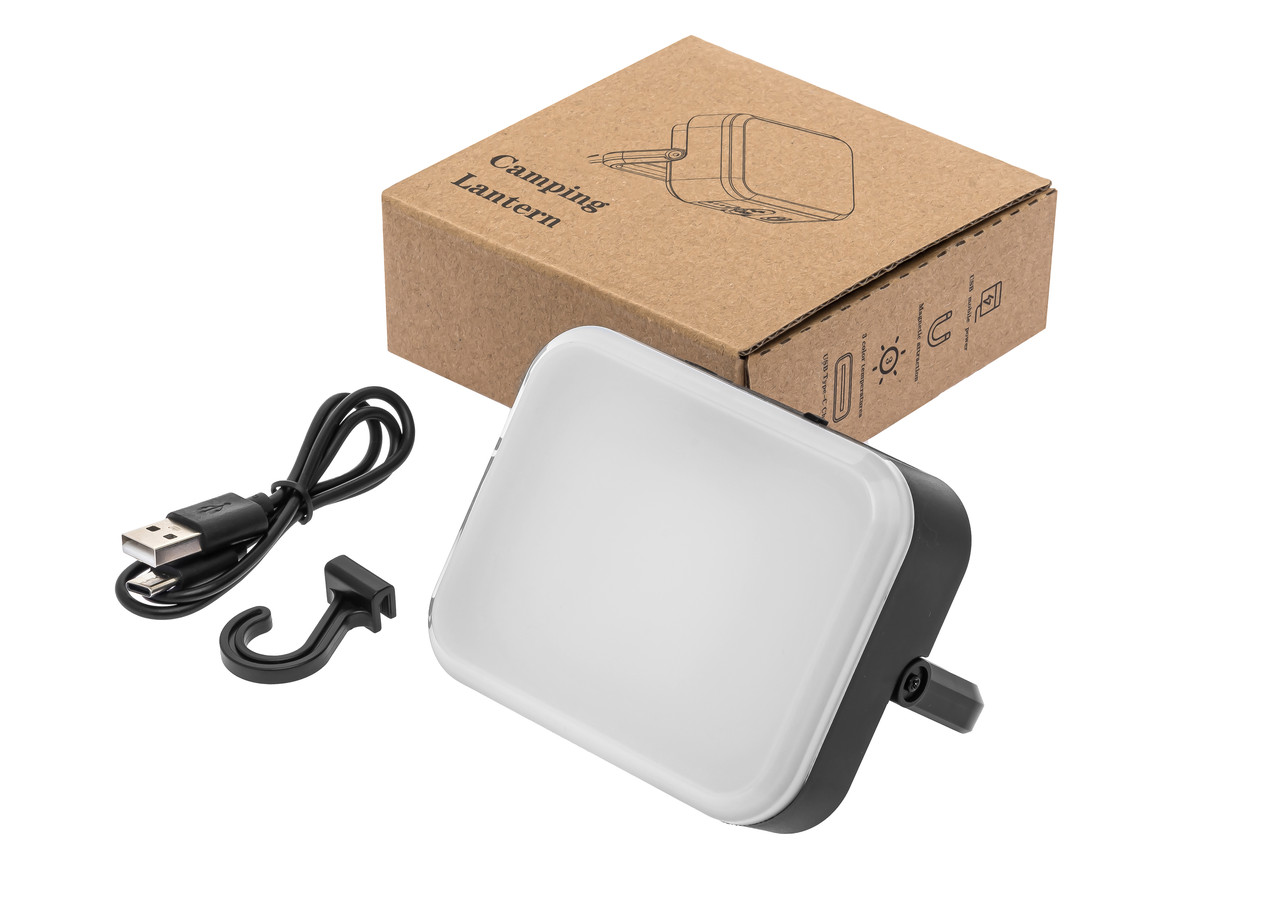 Ліхтар прожектор LP-330 для кемпінгу LED USB 3 режими акумуляторний, фото 1