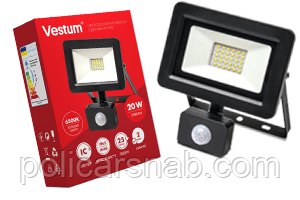 Led прожектор vestum 20 Вт світлодіодний з датчиком руху та освітленості (день - ніч), захищений вуличний ліхтар для зовнішнього освітлення з вбудованим IC драйвером, фасадний світильник, колір - чорний Led прожектор vestum 20 Вт світлодіодний з датчиком руху та освітленості (день - ніч), захищений вуличний ліхтар для зовнішнього освітлення з вбудованим IC драйвером, фасадний світильник, колір - чорний