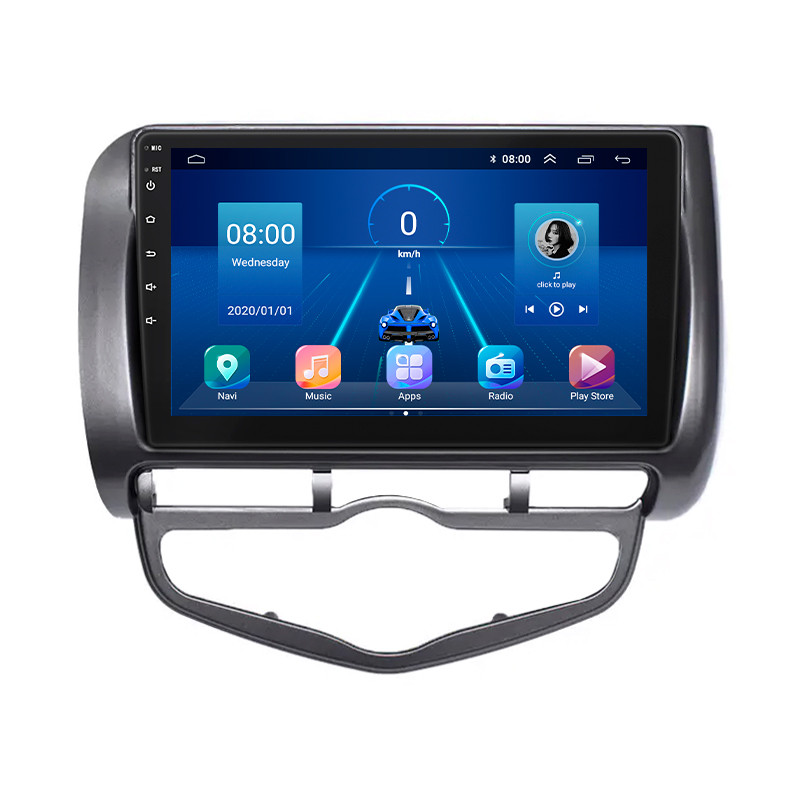 Штатна магнітола Lesko для Honda Fit I Auto AC 2001-2008 екран 9" 2/32Gb Wi-Fi GPS Base Хонда