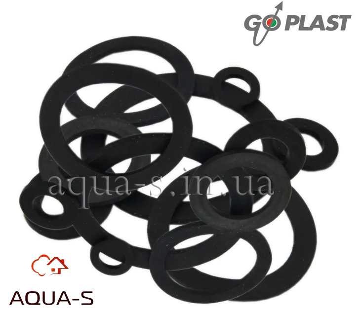 Прокладка плоска гумова Go Plast EPDM D 2" каучук (Італія) 2001GN0007