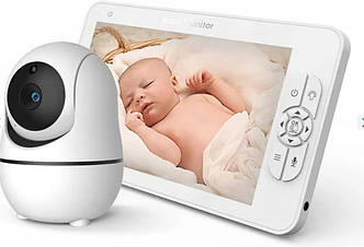 Відеоняня Baby Monitor BABY MONITOR SM70PTZ із 7-дюймовим великим екраном (англ. мова)