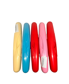 Футляр для зубної щітки, дорожній, 5 шт., різнобарвні (KG-8871)