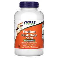 Now Foods, Psyllium Husk, для пищеварения псиллиум (оболочка семян подорожника), 180шт