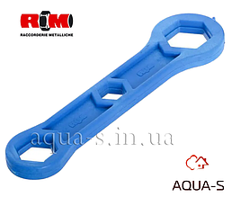 Ключ для футорок пластиковий RM DN 1/2"-1"-1/4" посилений (101000001) Італія