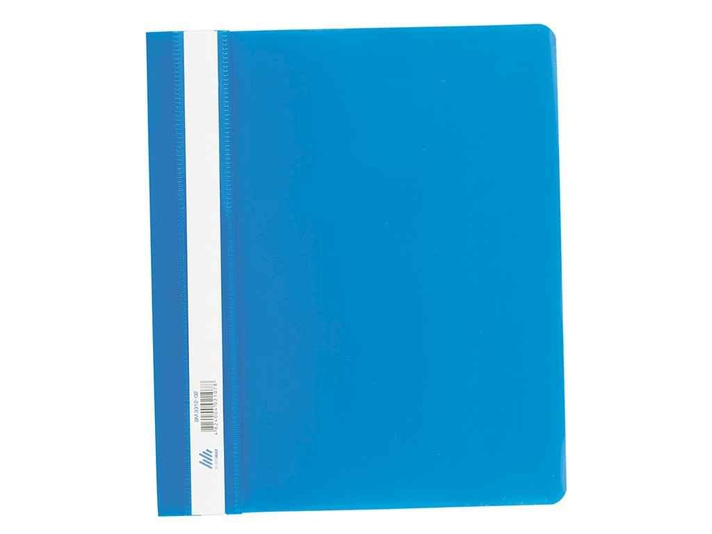 Швидкозшивач пластик. А5, PP, синій (12шт/уп) ТМ BUROMAX, фото 1