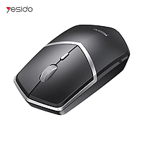 Бездротова комп'ютерна мишка 2.4G 3 кнопки низький рівень шуму 3 параметри DPI Yesido KB16 Black