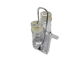 Набір для спецій пластик сіль перець серветниця Набір спецовниць скло 3 предмети