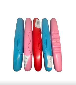 Футляр для зубної щітки, дорожній, 5 шт., різнобарвні (KG-8873)