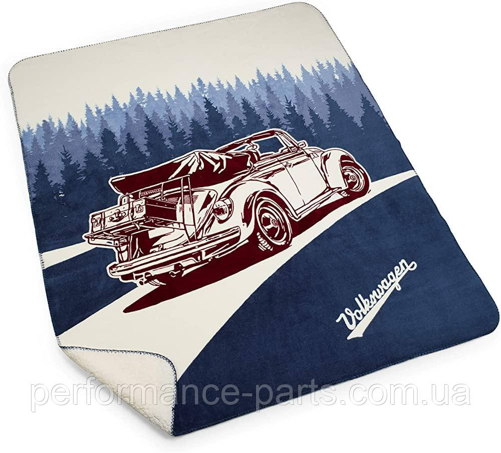 Флісовий плед Volkswagen Beetle Heritage Blanket, артикул 7E9084503A