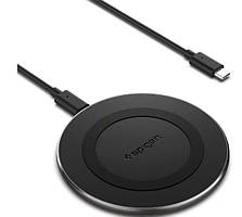 Бездротовий зарядний пристрій Spigen ArcField Wireless Charger PF2104G 15W, Black (ACH04374)