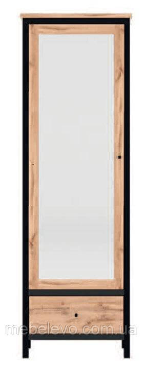 Шафа Чос 010 SZF1D1S  1930х620х390мм дуб тахо + чорний  Гербор