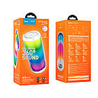 Акустика HOCO pulsating colorful luminous HC8 |4Hours, BT5.0, TWS, 360° Sound, AUX, FM, TF, USB|, фото 2