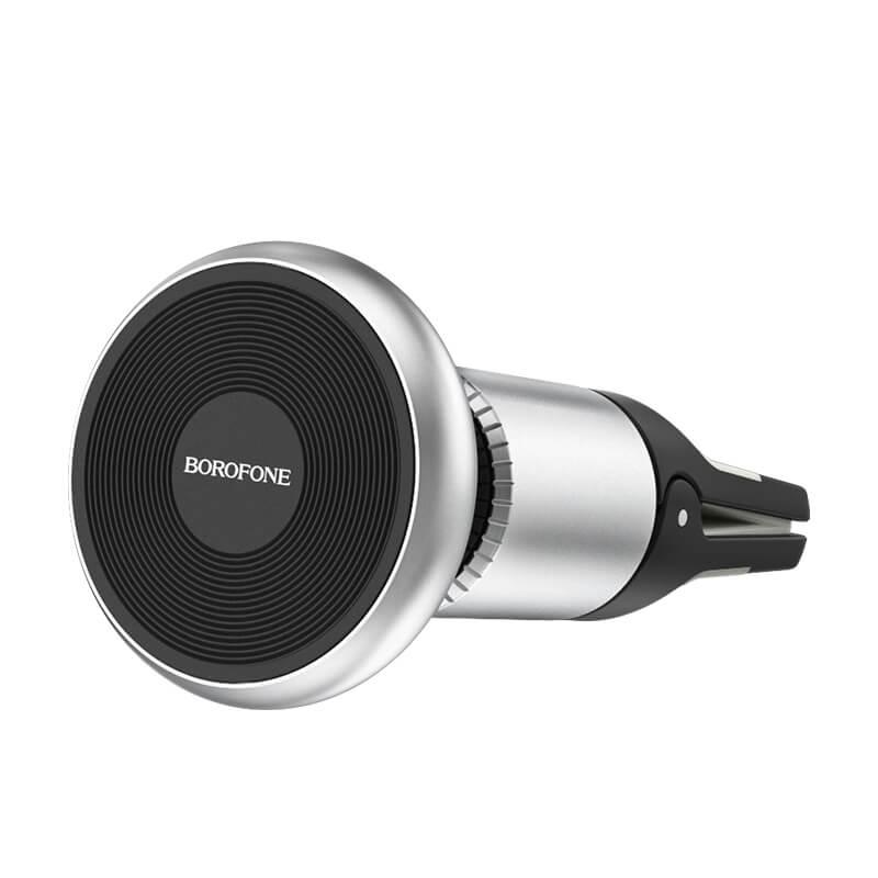 Тримач BOROFONE Cool move air outlet magnetic Car holder extended version BH47 чорно-срібний