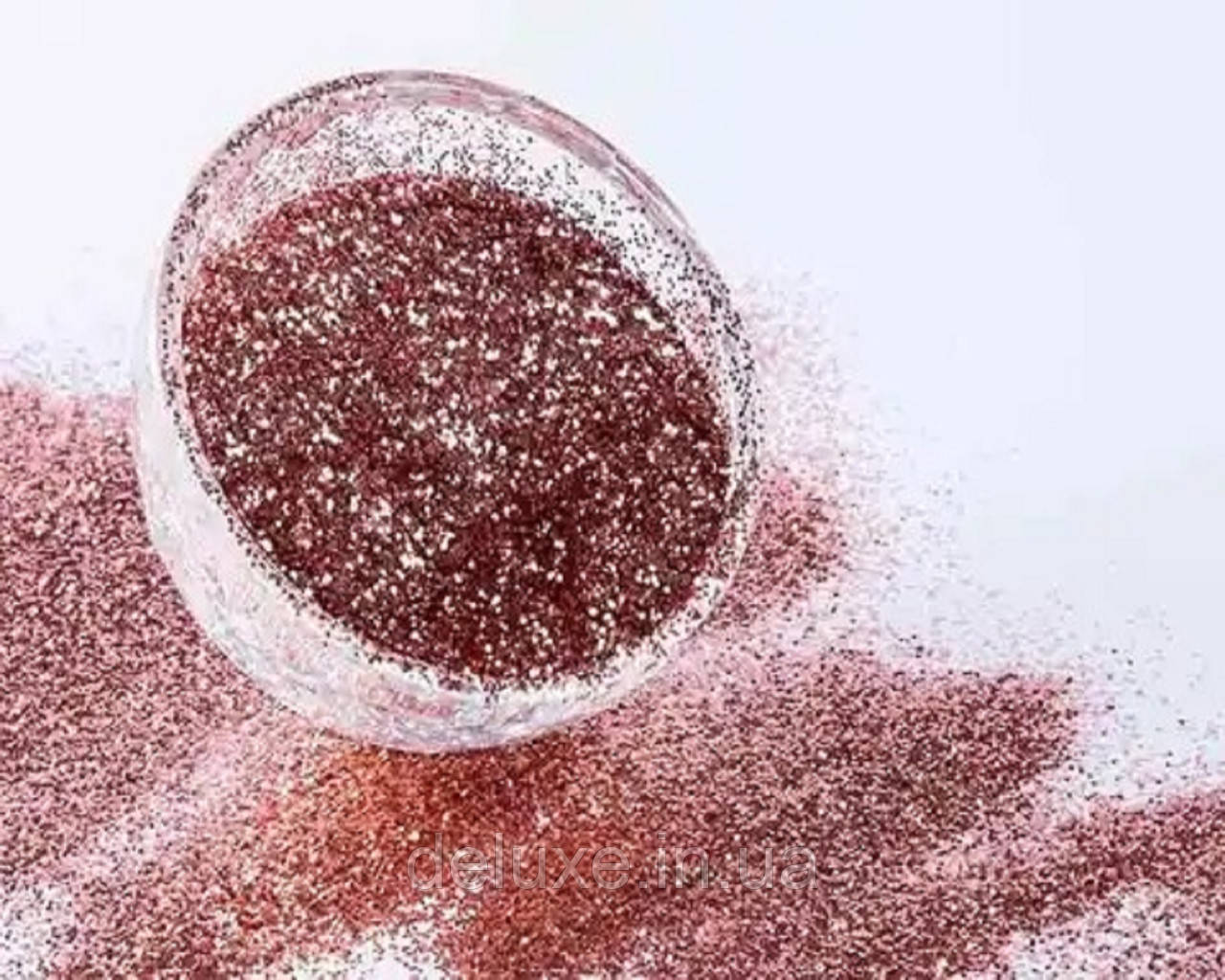 Гліттер класичний Hexagon Metallic Преміум, золото крапка ( червоний блиск), колір СА 1220, розмір 1/64 (0.4 мм), 1кг