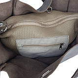 Сумка жіноча "Лола" натуральна шкіра, колір лате, флотар, фото 5