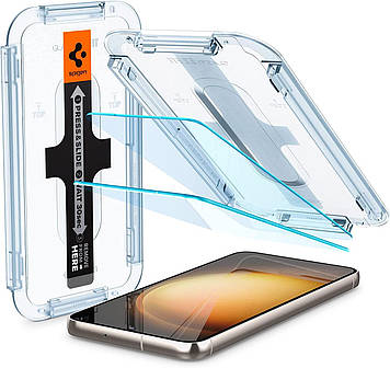 Захисне скло Spigen для Samsung Galaxy S23 - EZ Fit GLAS.tR (2 шт), (AGL05958)