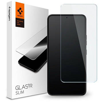 Захисне скло Spigen для Samsung Galaxy S23 Plus - Slim Glas.TR (1 шт), Clear (AGL05955)