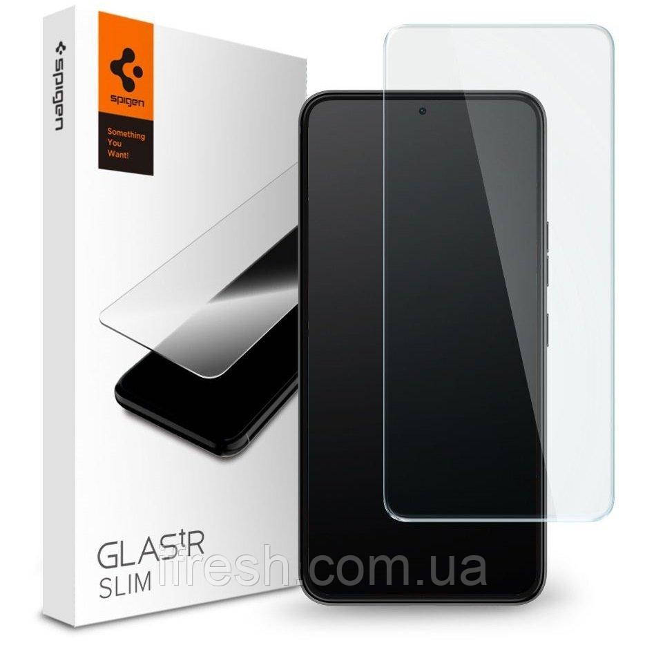 Захисне скло Spigen для Samsung Galaxy S23 Plus - Slim Glas.TR (1 шт), Clear (AGL05955)