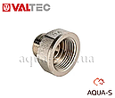 Перехідник нарізний латунний Valtec DN 1/2"x1/4" внутрішній-зовнішній (Італія) VTr.592.N.0402, фото 3