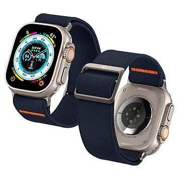 Нейлоновий ремінець Spigen для Apple Watch (49/45/44/42) - Lite Fit Ultra, Navy (AMP05984)
