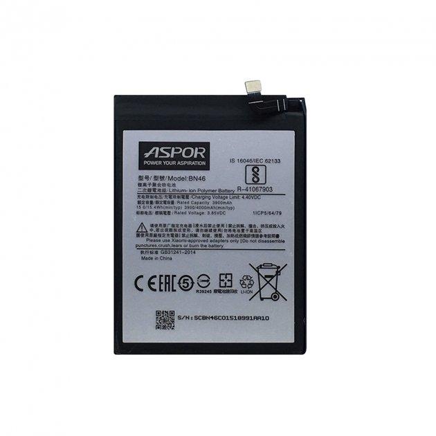 Аккумулятор Aspor для Xiaomi Redmi 7/Note 8/Note 8T (BN46)
