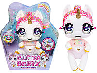 Кукла-единорог Glitter Babyz Lunita Sky Единорог Лунита Скай, меняющая цвет