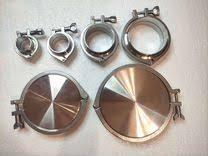 Клампове з'єднання з заглушкою, кламп DN133, нержавіюче Aisi 304